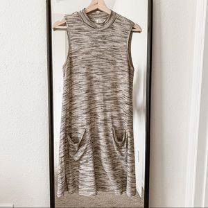 Mock neck dress